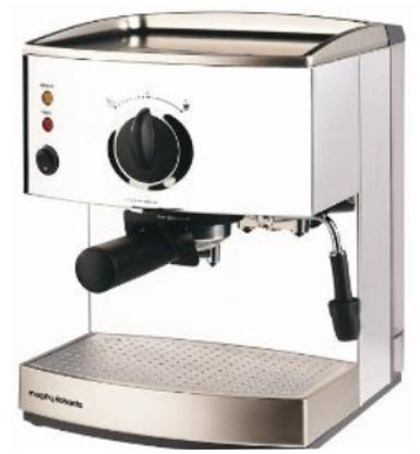 Morphy Richards Roma Pump Espresso CM 10 Cups Coffee Maker