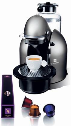 Nespresso C190 Capsule Titanium Coffee Maker