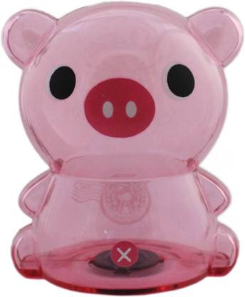 Tootpado Pig Design Piggy 1j277 - Transparent Money Savings Kiddy Toy Coin Bank