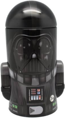 STAR WARS Round Mini Size Darth Vader Tin Coin Piggy Bank Coin Bank