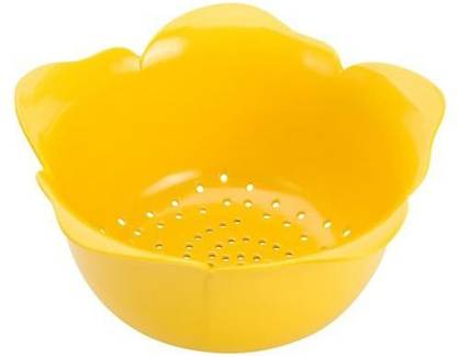 Zak Designs BpaFree Melamine RoseShaped Colander Colander