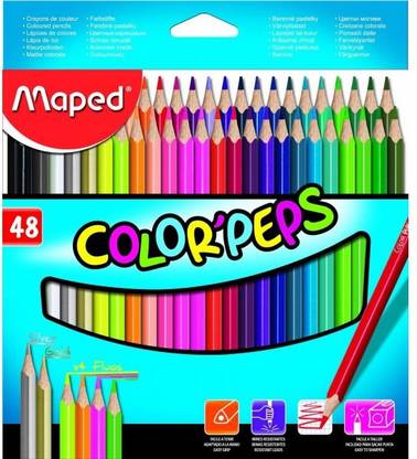 Flipkart.com | Maped Colorpeps Triangular Shaped Color Pencils -
