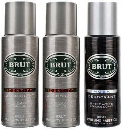 BRUT Deo Identity , Musk 200ml Combo Set