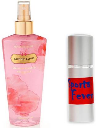 Victoria's Secret Pure Sheer love and Sports Fever Combo Set