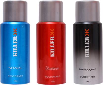Killer X Sensual ,Flamboyant ,Obsession Combo Set