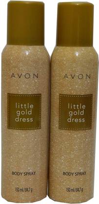 AVON Little Gold Dress Body Each 150 ml Combo Set
