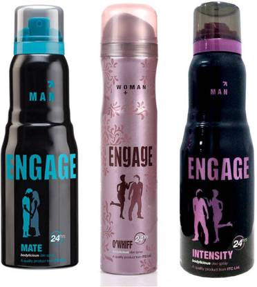 Engage Deo Combo (Mate, O'Whiff, Intensity) Combo Set