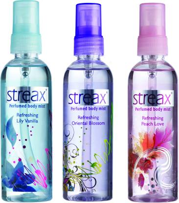 Streax Perfumed Body Mist Combo Set