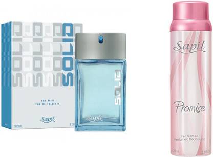 Sapil Solid Perfume with Promise Women Deo set Combo Set