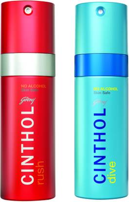 CINTHOL Deo Spray - Rush + Dive Combo Set
