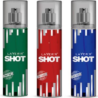 LAYER'R Layer'R Shot (Set of 3)- Royal Jade, Red Stallion, Deep Desire Combo Set
