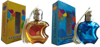 Kr Attarwala Apple Jasmin Attar 12ml + Apple Blue Lagoon Attar 12ml Gift Set