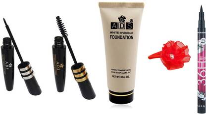 ads Eyeliner, Mascara, Foundation, band and Sketch Pen Eye liner