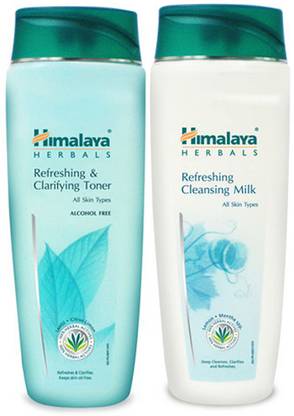 HIMALAYA Refreshing Clarifying Toner & Cleansing Milk