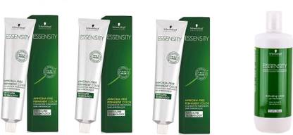 Schwarzkopf Essensity hair Permanent Color Set of 4 made in Germany