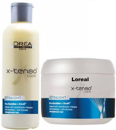 L'Oréal Paris X- tenso Care Straight Pro Keratin Shampoo and Mask