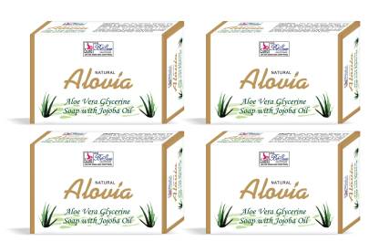 Besure Aloe Vera Soap Pack of 4 with JoJoba oil