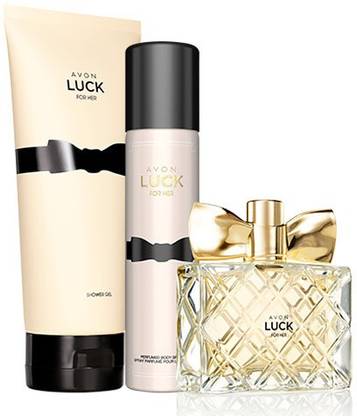 AVON Luck for Her Lotion, EDP & Body Spray