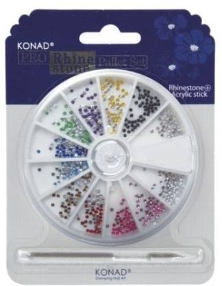 KONAD Pro Pallet Nail Rhinestone Deco - Set 01