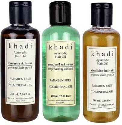 KHADI NATURAL Hair Oil (Without Mineral Water)