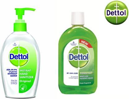 Dettol Combo  Hygiene Liquid Hand Sanitizer Bottle