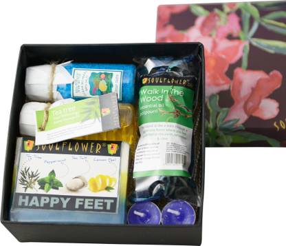 Soulflower Happy Feet Try Me Bath Set