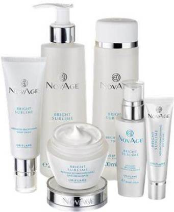 Oriflame Sweden NovAge Bright Sublime Set Contains 6 standard size products (combo kits)