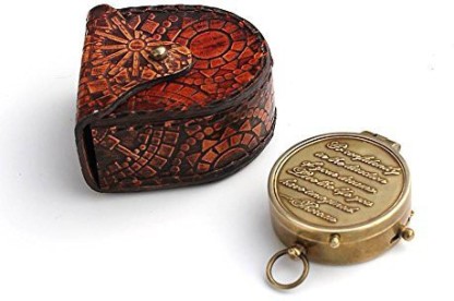 Roorkee Instruments India Engraved Compass Directional Magnetic Pocket Personalized Gift for Camping Hiking and Touring