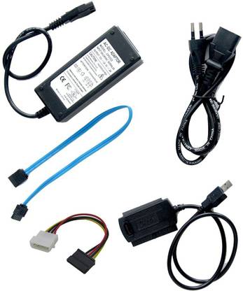 Ophion SATA/IDE to USB 2.0 Adapter With Power Supply For Hard Disk Drive Combo Set