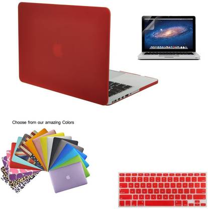 LUKE MacBook Pro 15-inch with Retina Display( RED ) Case A1398 Combo Set