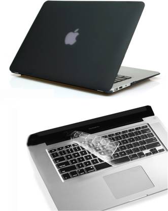 PINDIA Black Matte Finish Apple Macbook Pro 15 15.4 inch Ma895hn/A Ma895ll/A Hard Case Shell Cover Trans Keyboard Combo Set