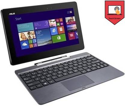 ASUS Transformer Series Intel Atom Quad Core Z3740 - (2 GB/500 GB HDD/32 GB SSD/Windows 8 Pro) T100TA-DK005H T100T 2 in 1 Laptop