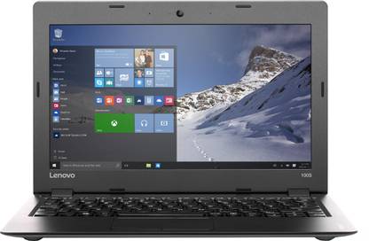 Lenovo Ideapad 100s Intel Atom Quad Core Z3735F - (2 GB/32 GB EMMC Storage/Windows 10 Home) 11IBY Laptop