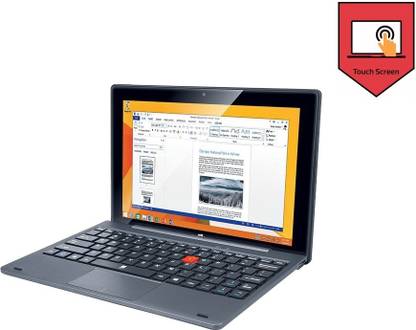 iball Intel Atom Quad Core Z3735F - (2 GB/32 GB HDD/32 GB EMMC Storage/Windows 10 Home) WQ149R 2 in 1 Laptop