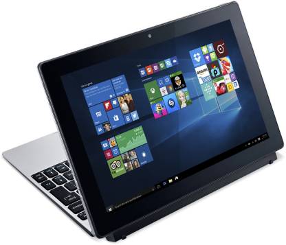 Acer One 10 Intel Atom Quad Core 5th Gen Z3735F - (2 GB/32 GB EMMC Storage/Windows 10 Home) S1001-19p0 2 in 1 Laptop