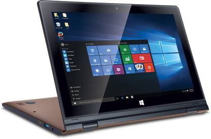iball Flip X5 Intel Atom Quad Core 5th Gen Z8300 - (2 GB/32 GB EMMC Storage/Windows 10) Flip-x5 2 in 1 Laptop