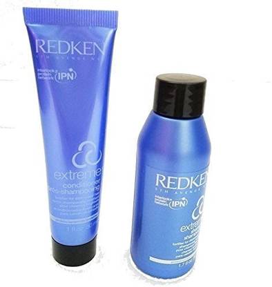 Redken Extreme Shampoo (1.7 onz) Bundle with Extreme Conditioner (1 onz) 5th Avenue NYC