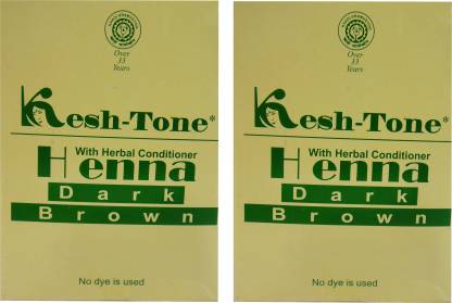 Kesh Tone Herbal Conditioner Dark Brown Pack of 2