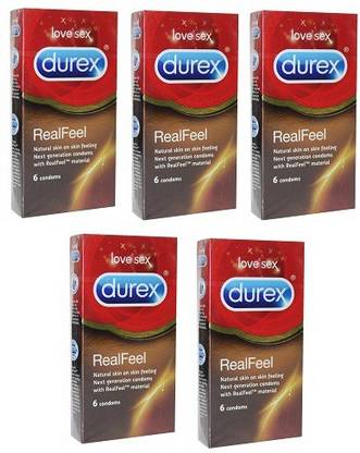 DUREX Real Feel 6s (Pack Of 5) Condom