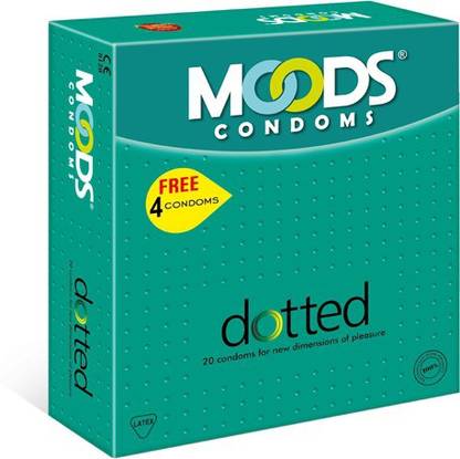 MOODS Dotted 20's (Pack of 2) Condom