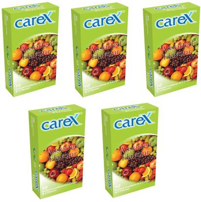 CAREX Assorted Flavours x 5 Condom
