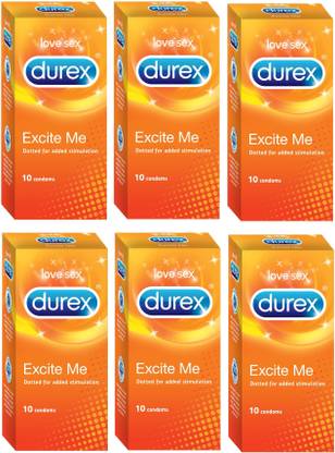 DUREX Love Sex Excite Me Long Last Pleasure & Intense Stimulation Condom