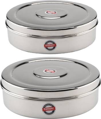 Embassy Steel Grocery Container  - 2800 ml