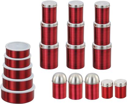 Klassic Vimal Steel Food Storage  - 1000 ml, 500 ml, 650 ml, 700 ml, 100 ml, 1400 ml, 400 ml, 250 ml, 350 ml