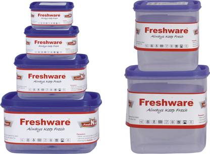 FRESHWARE Plastic Grocery Container  - 500 ml, 1000 ml, 850 ml, 250 ml, 750 ml