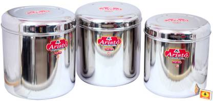 Aristo Houseware Steel Grocery Container  - 19000 ml, 14200 ml