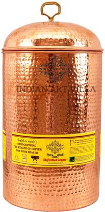 IndianArtVilla Copper Grocery Container  - 12000 ml