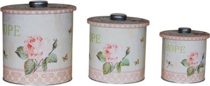 kulture label Paper, Cast Iron Grocery Container  - 1 L