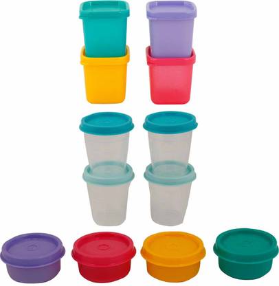 TUPPERWARE Plastic Grocery Container  - 80 ml, 30 ml, 60 ml