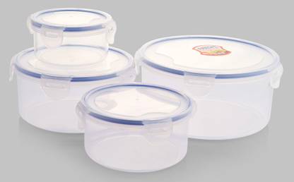 Celestial Designs Plastic Grocery Container  - 530 ml, 2200 ml, 200 ml, 1125 ml